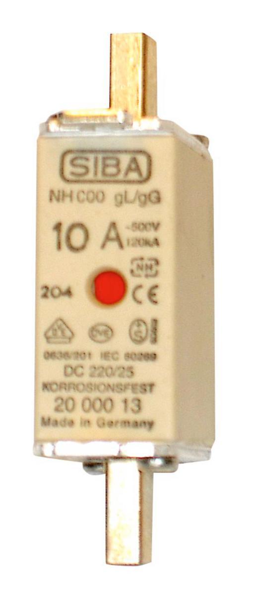 SIBA 2000013.16 NH000 gG Ceramic Fuse Link, 16A 500VAC/220VDC
