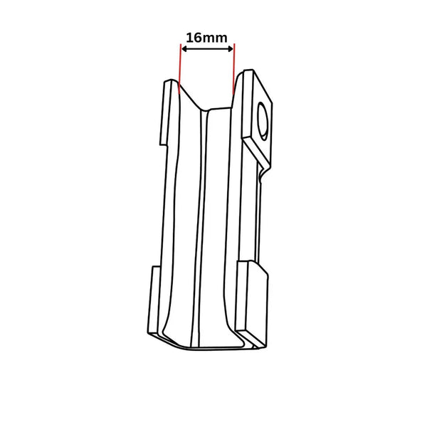 KONE-styrskofoder, kolv 16 mm