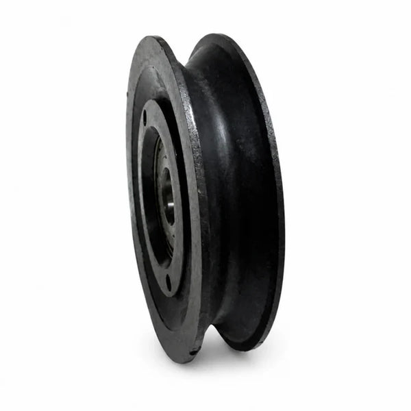 S8-bärrulle med V-profil. 70–60 mm, B = 17. M10