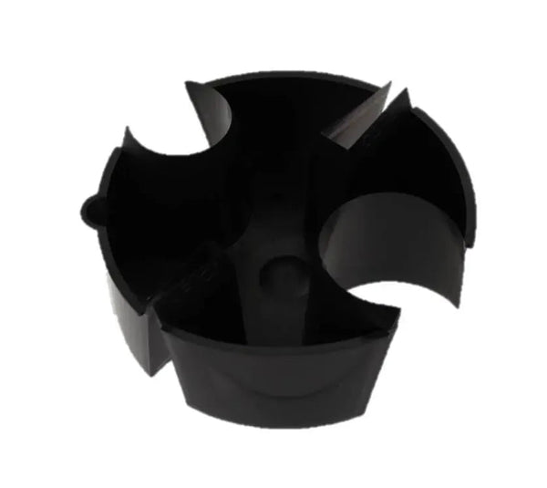 Universell spilloljekopp för rundskena 50–60 mm och T-Gejd 9–10–16 mm