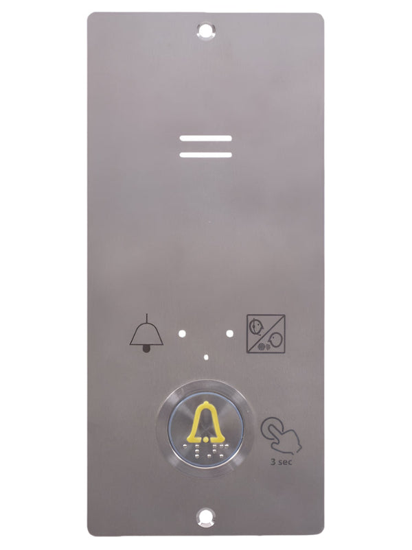 2N® Lift1 Kabinenhet, infälld montering – med knapp 919618BE