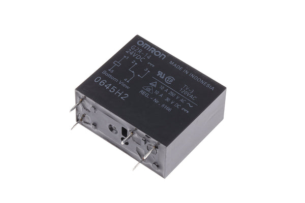Omron-Relä 24 V DC, SPDT, 10 A, PCB-montering, G2R-14 DC24