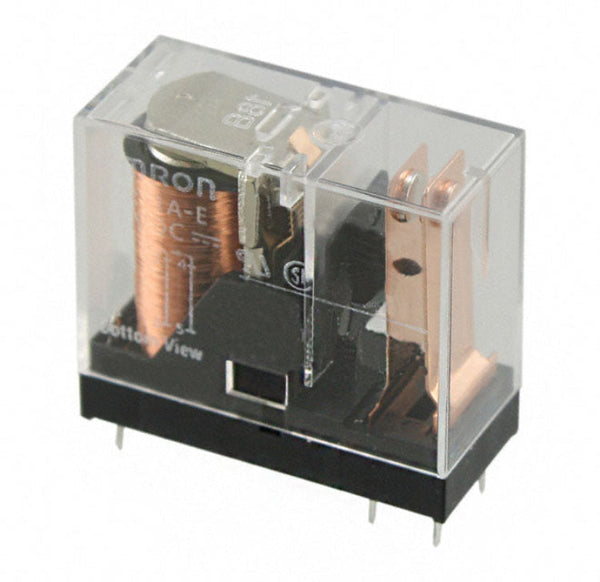 Omron-Relä, 24 V DC-spole, SPST, 10 A, PCB-montering, G2R-1A DC24