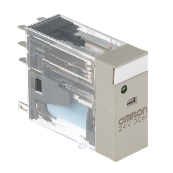 Omron Relä 24 V DC DPDT 5 A, plug-in, G2R-2-SN DC24(S)