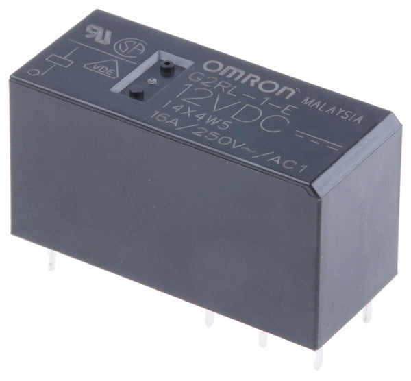 Omron relä SPDT 12 V DC 16 A för PCB-montering G2RL-1-E DC12