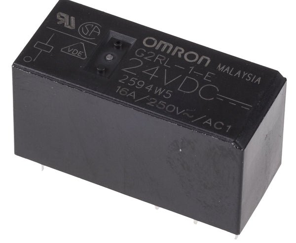 Omron relä 24 V DC SPDT 16 A för PCB-montering G2RL-1-E DC24