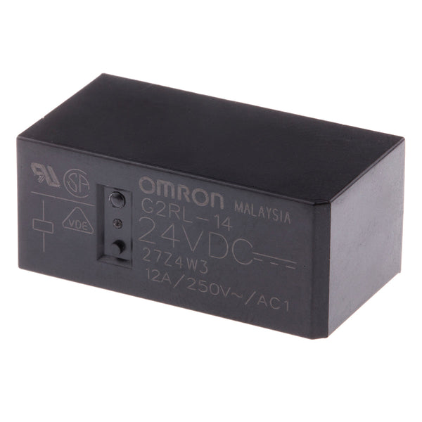 Omron relä SPDT 24 V DC 12 A för PCB-montering G2RL-14 DC24