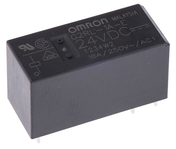Omron-Relä, 24 V DC, Spole, 16 A, SPST, G2RL-1A-E, DC24