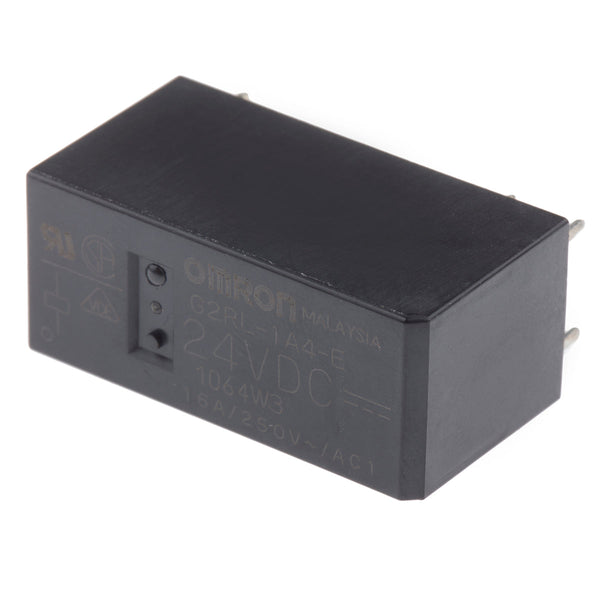 Omron Relä 24 V DC, SPST, 16 A, PCB-montering, G2RL-1A4-E DC24