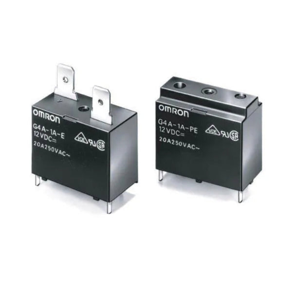 Omron Relä 12 V DC 20 A SPST, plug-in, G4A-1A-E DC12