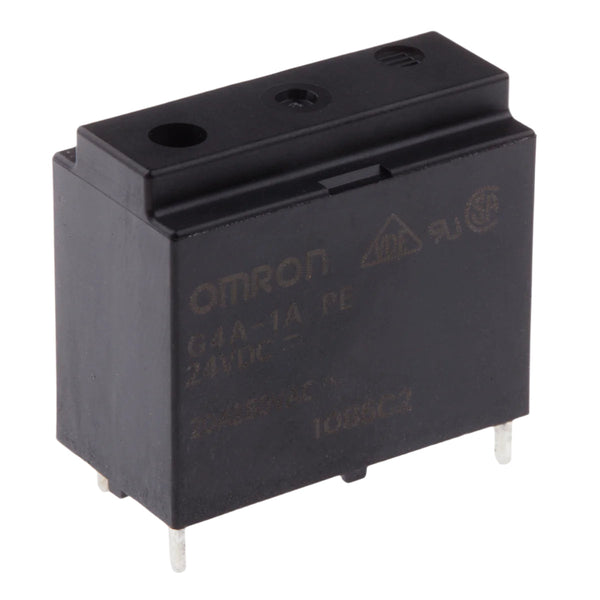 Omron Relä, SPST, 24 V DC, 20 A, PCB-montering, G4A-1A-PE DC24