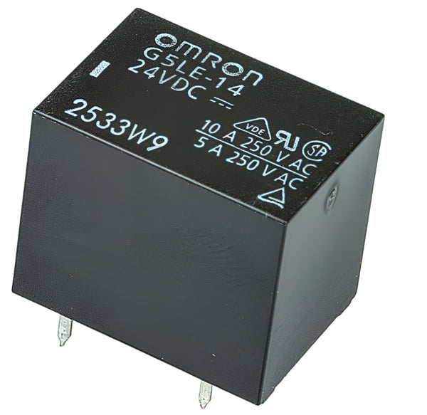 Omron relä 24 V DC 10 A SPST-NO för PCB-montering G5LE-14-DC24