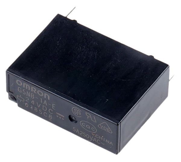 Omron-Relä, 24 V DC, SPST, för PCB-montering, 5 A, G5NB-1A-E DC24