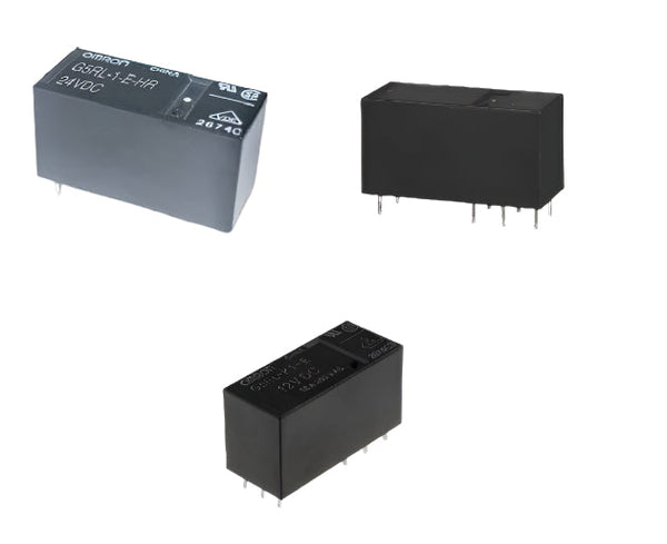 Omron-relä 5 V DC, SPDT, för PCB-montering, G5RL-1-E-HR DC5
