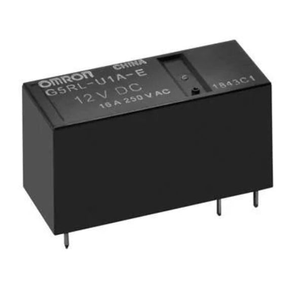 Omron-Relä 5 V DC, SPST, 16 A, PCB-montering, G5RL-1A-E-HR DC5