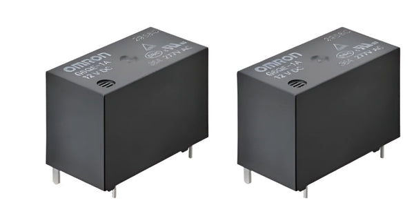Omron-Relä 12 V DC, SPST, PCB-montering, G6QE-1A DC12