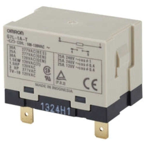 Omron-Relä, SPST, 240 V växelström, 30 A, Panel-montering, G7L-1A-T AC200/240