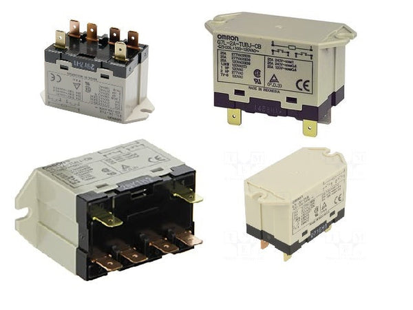 Omron Relä, DPST, 24 V DC, 25 A, Panel-montering, G7L-2A-TUB DC24