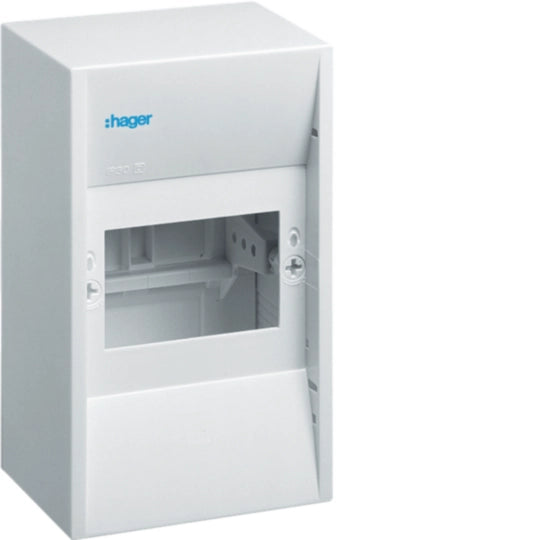Hager GD104N Mini-Enclosure (Gamma series), 4 Modules, IP30