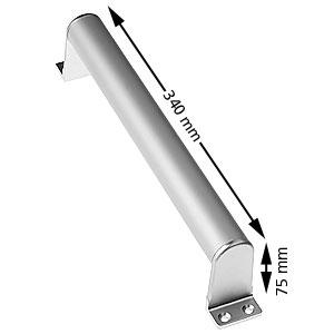 Dörrhandtag Aluminium 340 mm KM1364416