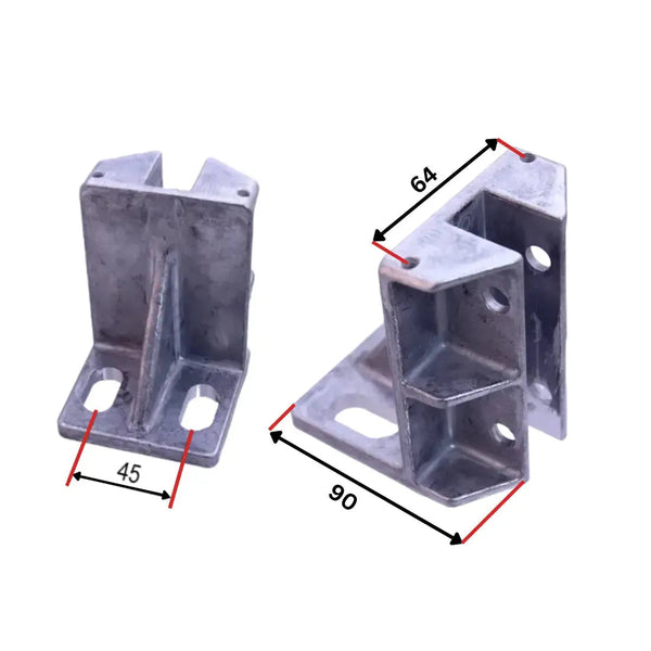 KONE Guide Shoehus, aluminium, fräst KM50029566