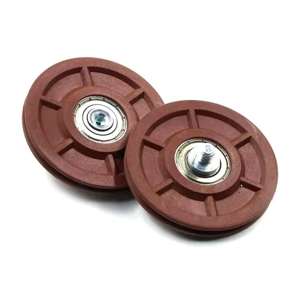 Kone elevator door wire rope wheel