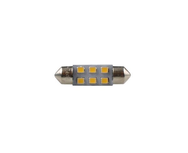 LED-lampa LB928W/MT C5W 24 V 024 W SV85 36 mm LED 6xSMD3528