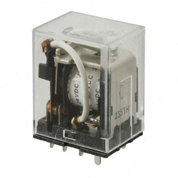 Omron DPDT-Relä, 24 V DC, 10 A, PCB-montering, LY2-0-DC24