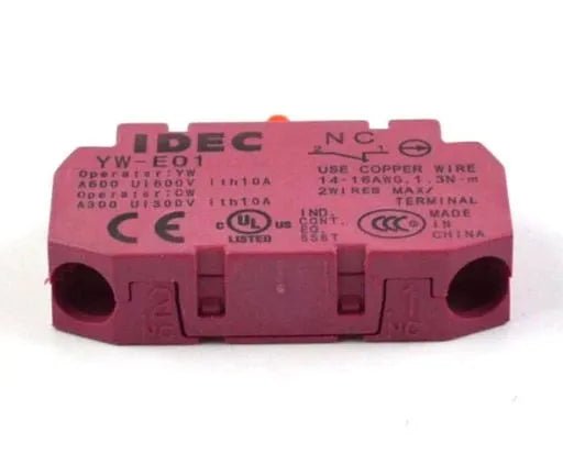 IDEC YW-E01 kontaktblock – NC